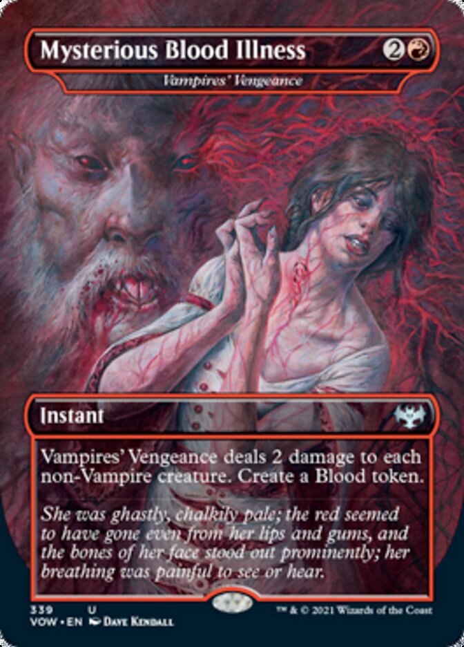 Vampires' Vengeance - Mysterious Blood Illness [Innistrad: Crimson Vow] | Card Merchant Takapuna