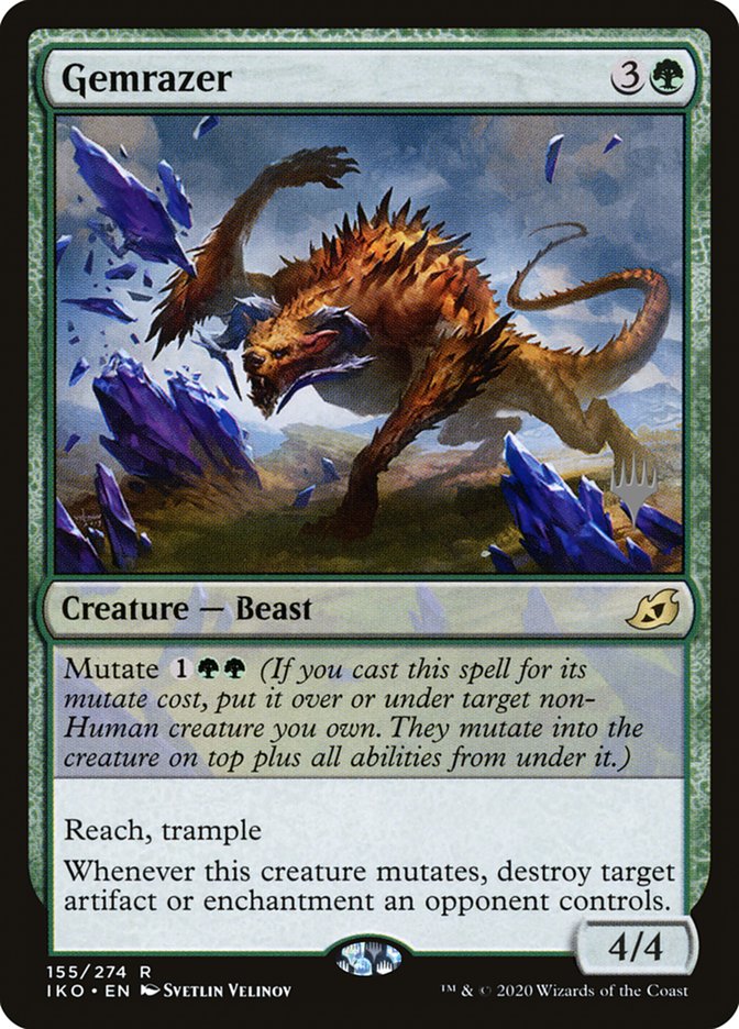 Gemrazer (Promo Pack) [Ikoria: Lair of Behemoths Promos] | Card Merchant Takapuna