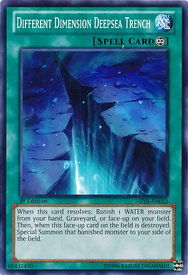 Different Dimension Deepsea Trench [ABYR-EN052] Common | Card Merchant Takapuna