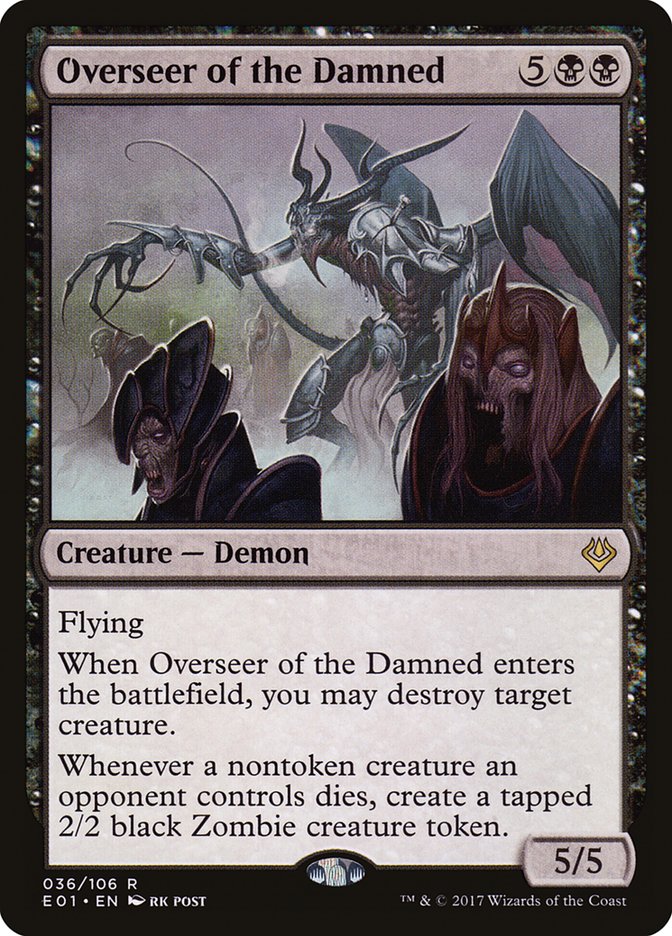 Overseer of the Damned [Archenemy: Nicol Bolas] | Card Merchant Takapuna