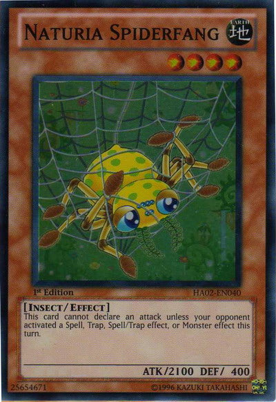 Naturia Spiderfang [HA02-EN040] Super Rare | Card Merchant Takapuna