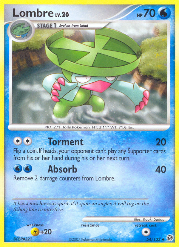 Lombre (54/132) [Diamond & Pearl: Secret Wonders] | Card Merchant Takapuna