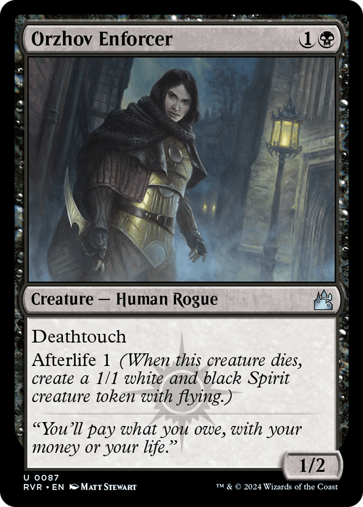 Orzhov Enforcer [Ravnica Remastered] | Card Merchant Takapuna