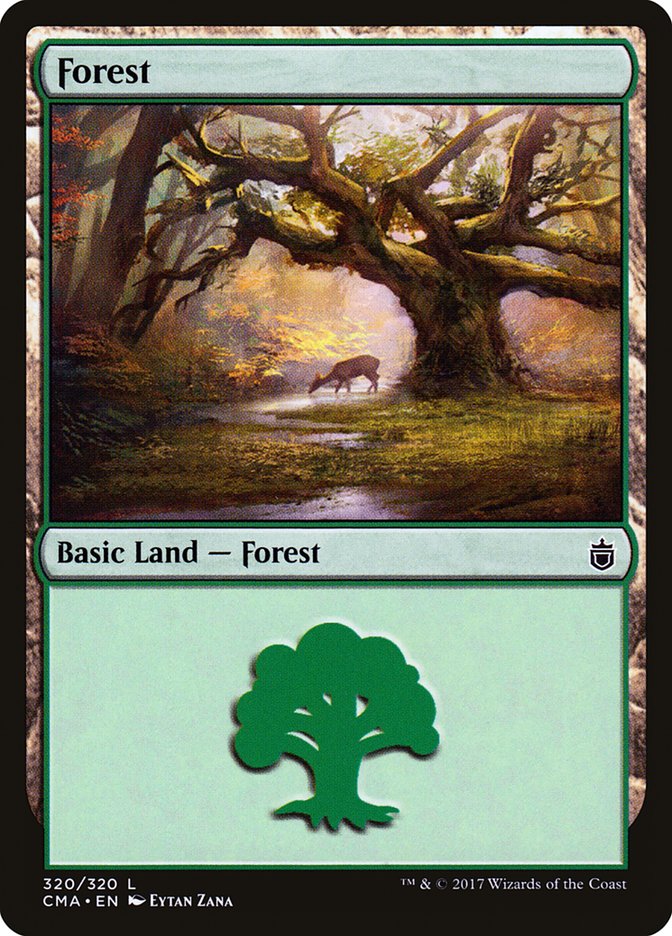 Forest (320) [Commander Anthology] | Card Merchant Takapuna