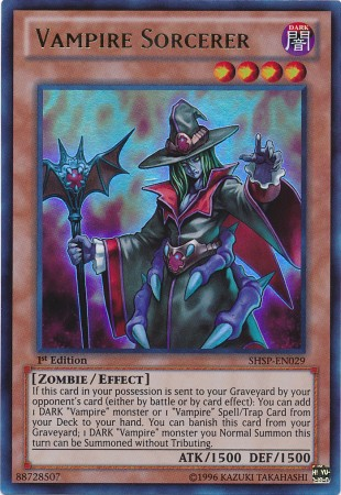 Vampire Sorcerer [SHSP-EN029] Ultra Rare | Card Merchant Takapuna