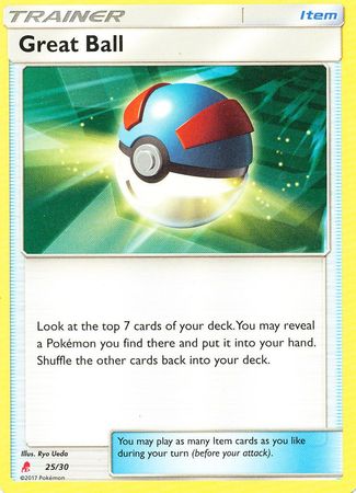 Great Ball (25/30) [Sun & Moon: Trainer Kit - Lycanroc] | Card Merchant Takapuna