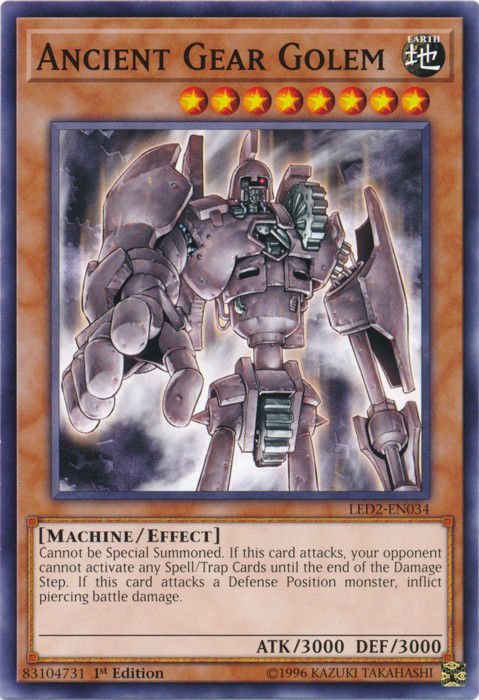 Ancient Gear Golem [LED2-EN034] Common | Card Merchant Takapuna