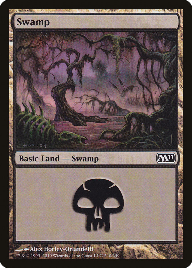 Swamp (240) [Magic 2011] | Card Merchant Takapuna