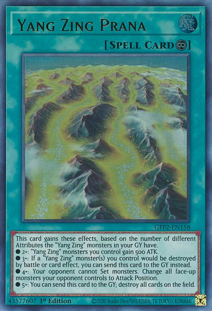 Yang Zing Prana [GFP2-EN158] Ultra Rare | Card Merchant Takapuna