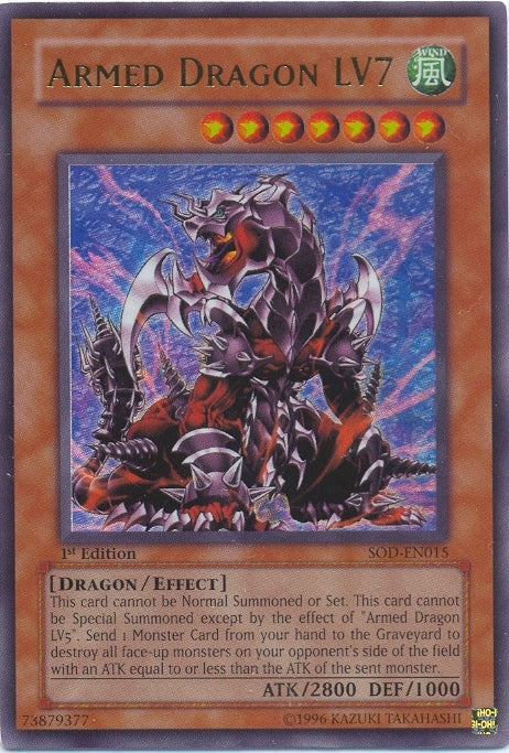 Armed Dragon LV7 [SOD-EN015] Ultra Rare | Card Merchant Takapuna