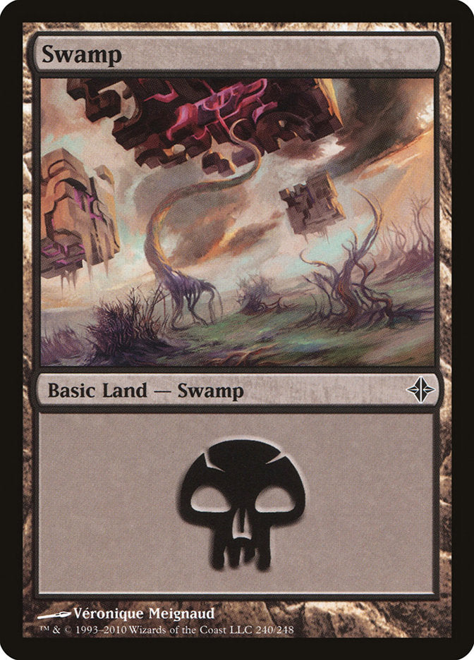 Swamp (240) [Rise of the Eldrazi] | Card Merchant Takapuna