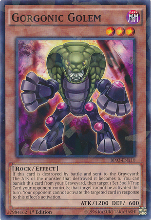 Gorgonic Golem [BP03-EN110] Shatterfoil Rare | Card Merchant Takapuna