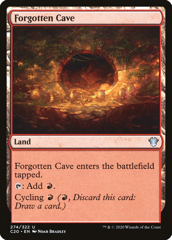 Forgotten Cave [Commander 2020] | Card Merchant Takapuna