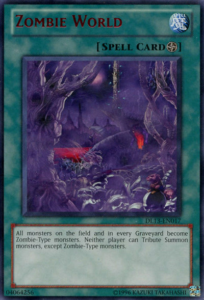 Zombie World (Red) [DL13-EN017] Rare | Card Merchant Takapuna