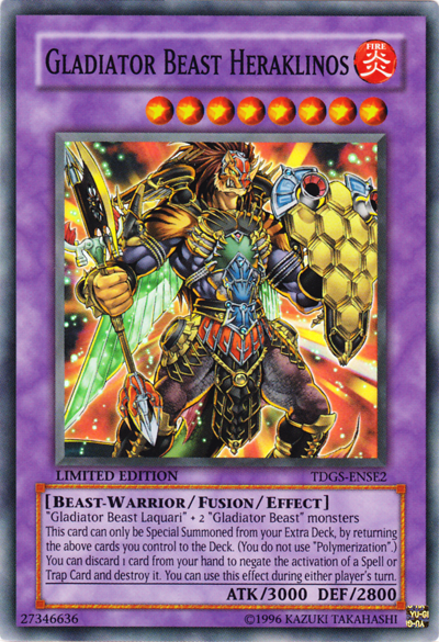 Gladiator Beast Heraklinos [TDGS-ENSE2] Super Rare | Card Merchant Takapuna