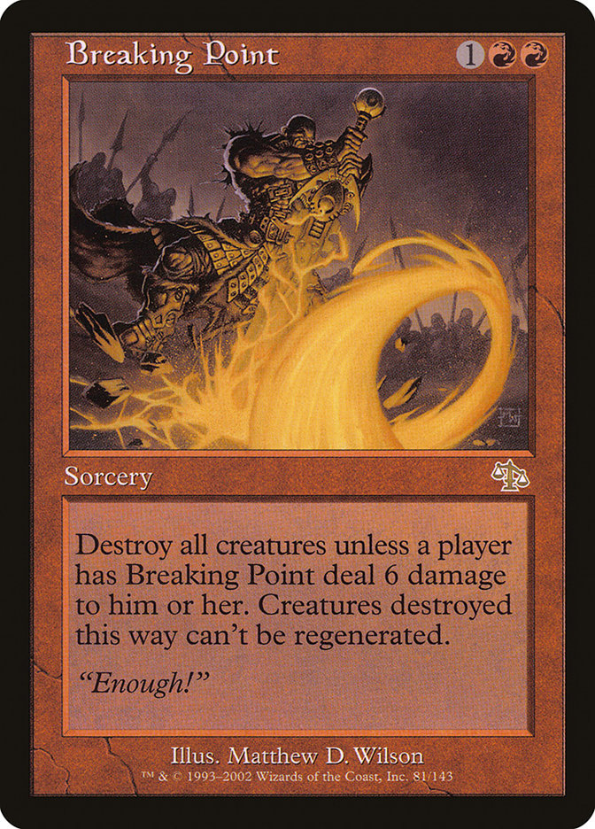 Breaking Point [Judgment] | Card Merchant Takapuna