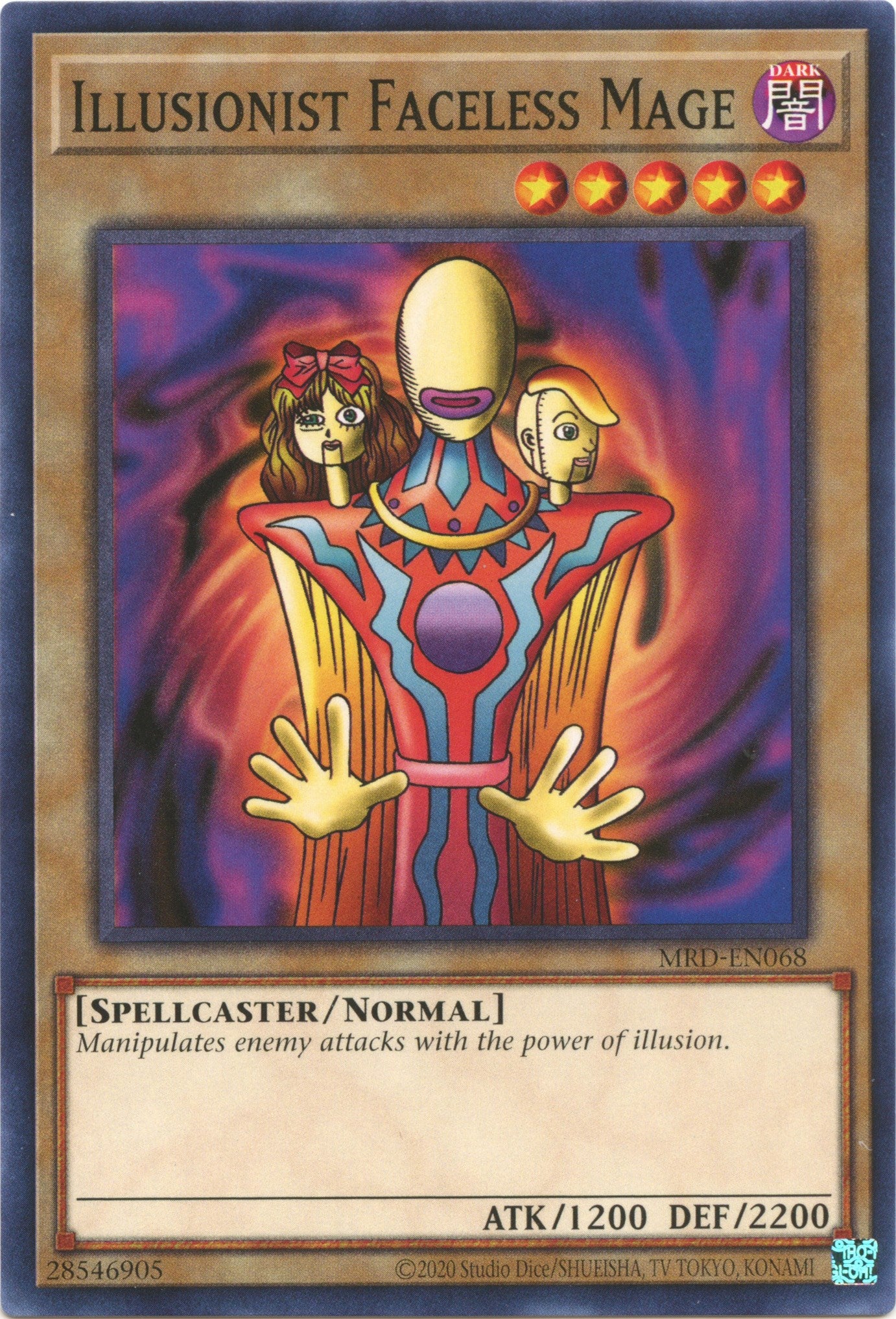 Illusionist Faceless Mage (25th Anniversary) [MRD-EN068] Common | Card Merchant Takapuna