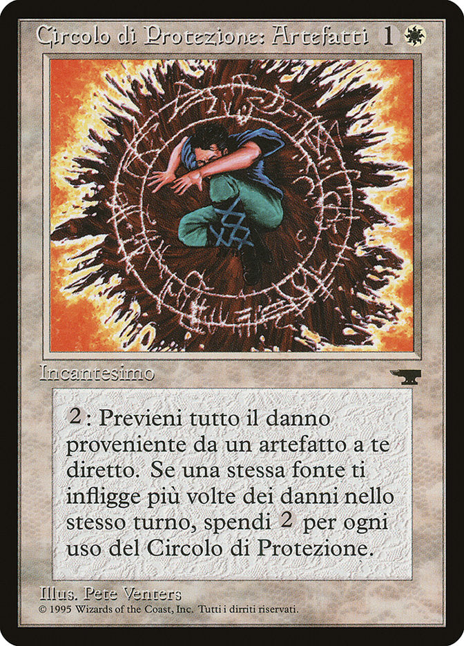 Circle of Protection: Artifacts (Italian) - "Circolo di Protezione: Artefatti" [Rinascimento] | Card Merchant Takapuna