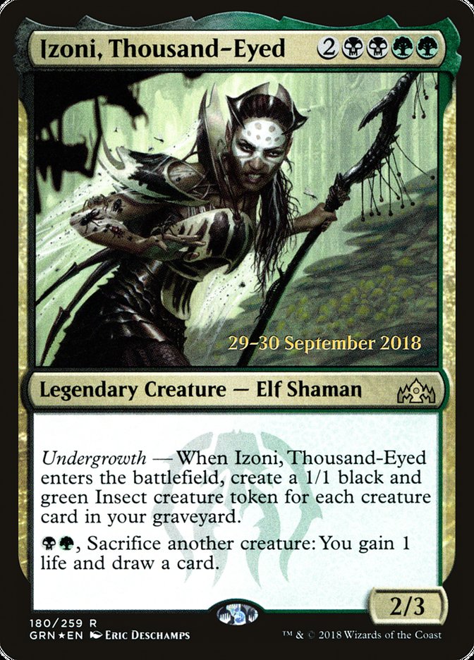 Izoni, Thousand-Eyed [Guilds of Ravnica Prerelease Promos] | Card Merchant Takapuna