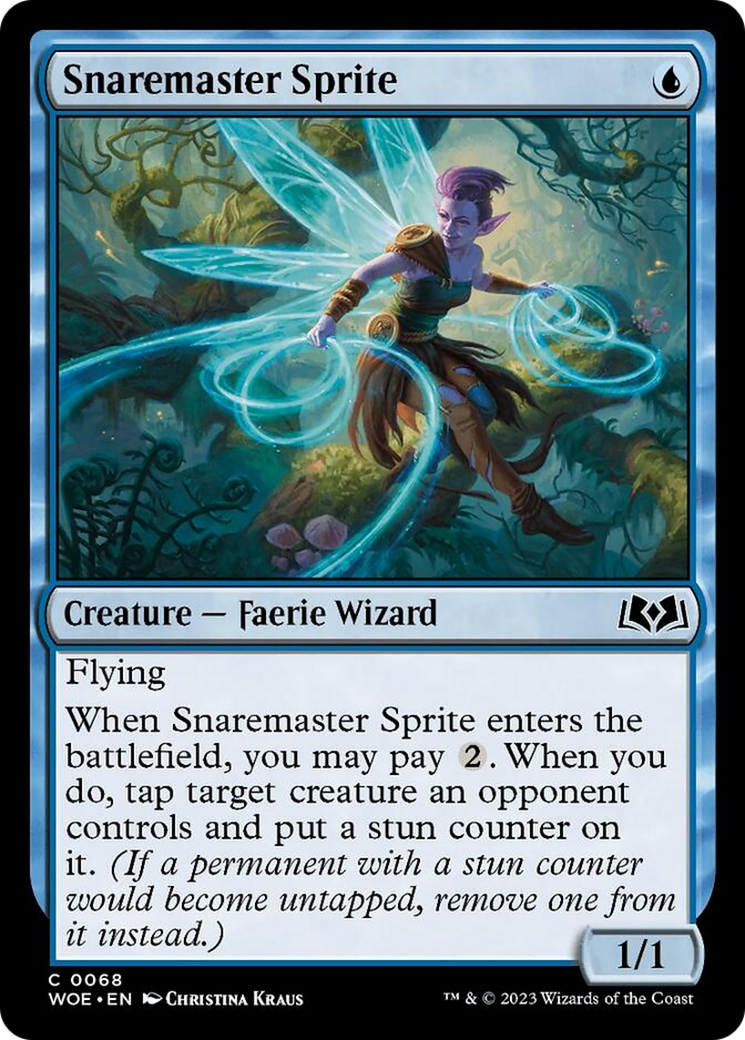 Snaremaster Sprite [Wilds of Eldraine] | Card Merchant Takapuna