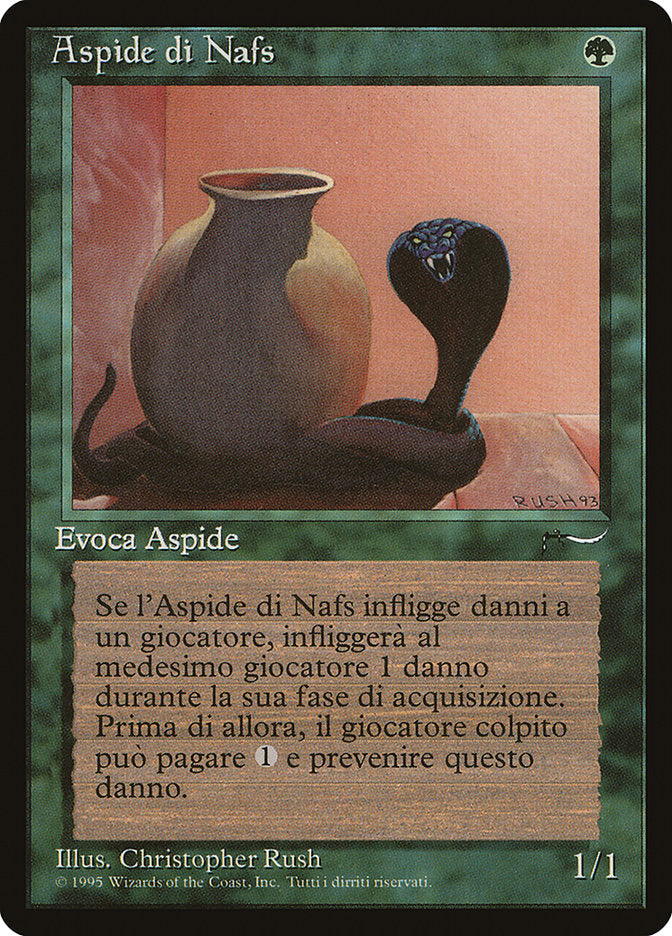 Nafs Asp (Italian) - "Aspide di Nafs" [Rinascimento] | Card Merchant Takapuna