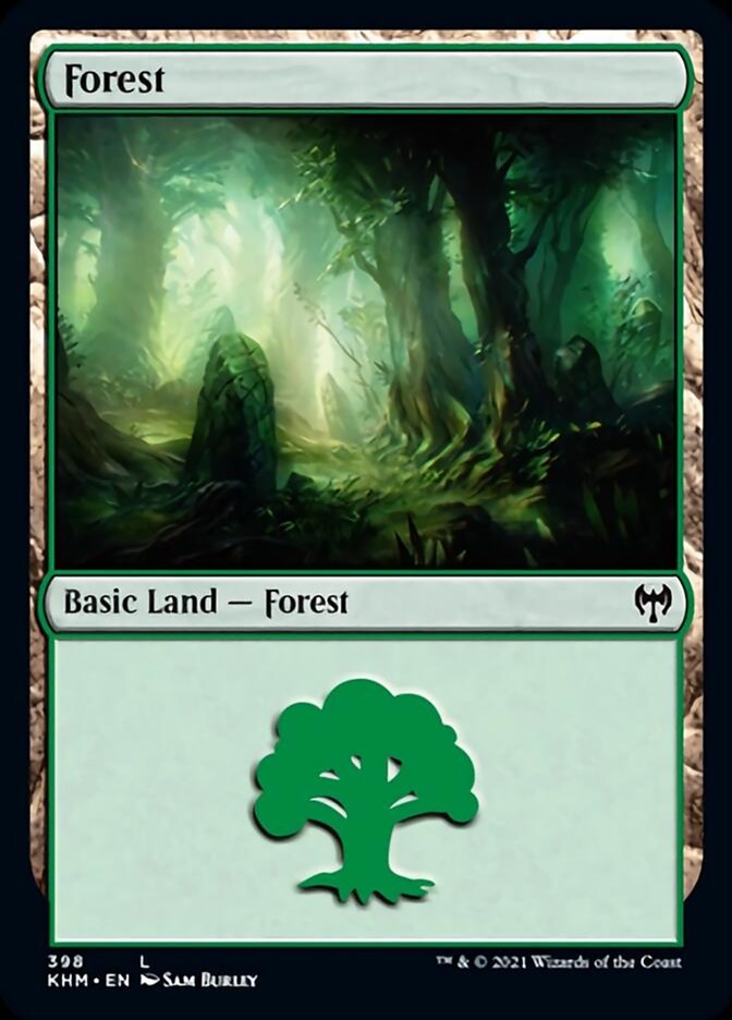 Forest (398) [Kaldheim] | Card Merchant Takapuna