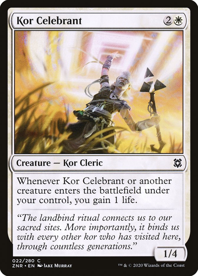 Kor Celebrant [Zendikar Rising] | Card Merchant Takapuna