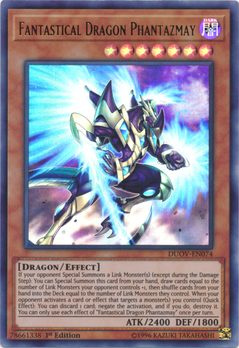 Fantastical Dragon Phantazmay [DUOV-EN074] Ultra Rare | Card Merchant Takapuna