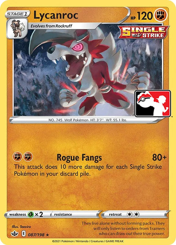 Lycanroc (087/198) [Prize Pack Series One] | Card Merchant Takapuna