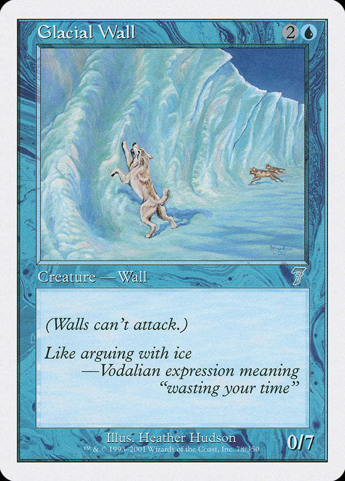 Glacial Wall [Seventh Edition] | Card Merchant Takapuna