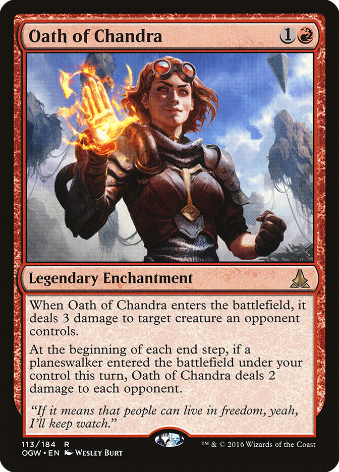 Oath of Chandra [Oath of the Gatewatch] | Card Merchant Takapuna