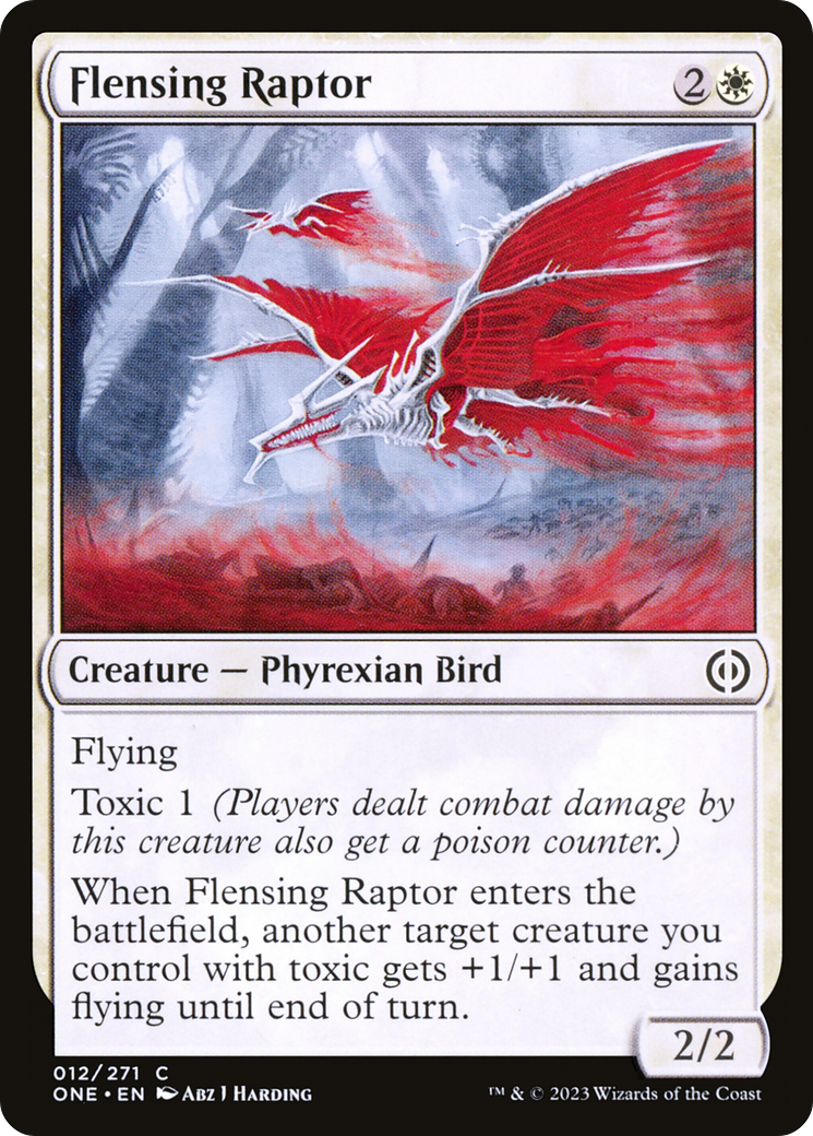 Flensing Raptor [Phyrexia: All Will Be One] | Card Merchant Takapuna