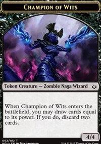 Champion of Wits // Insect Double-Sided Token [Hour of Devastation Tokens] | Card Merchant Takapuna