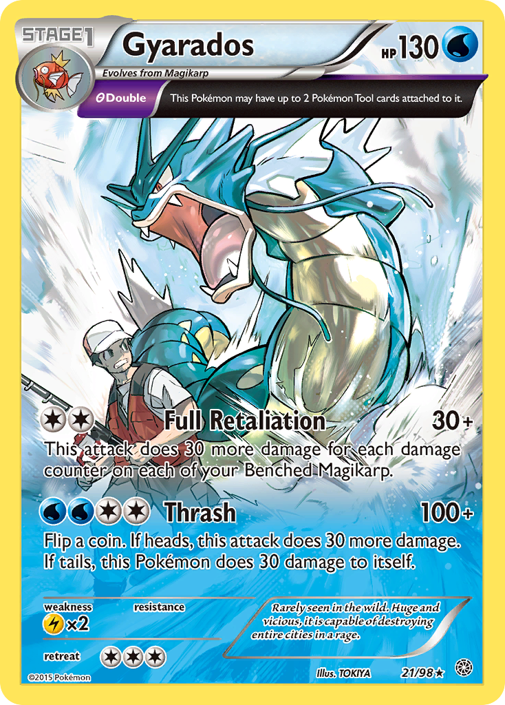 Gyarados (21/98) [XY: Ancient Origins] | Card Merchant Takapuna