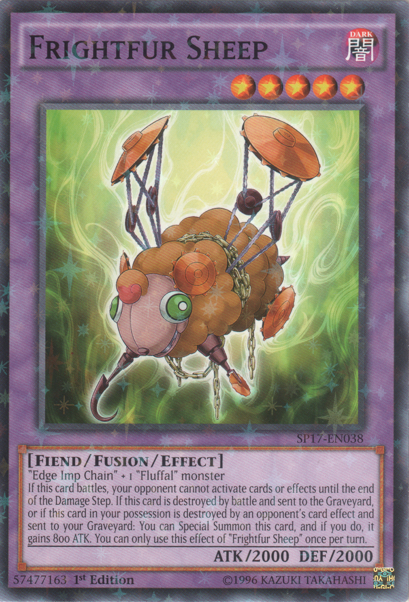 Frightfur Sheep [SP17-EN038] Starfoil Rare | Card Merchant Takapuna