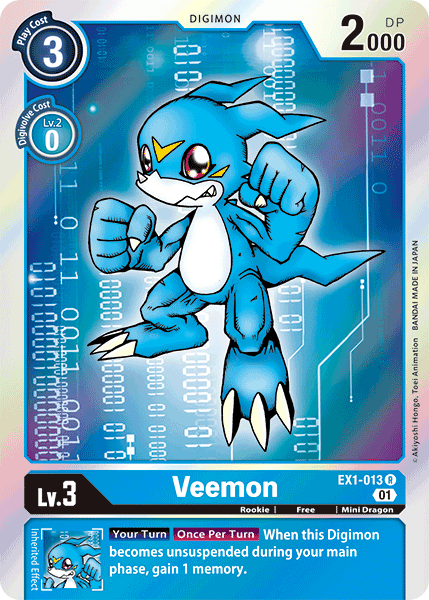 Veemon [EX1-013] [Classic Collection] | Card Merchant Takapuna