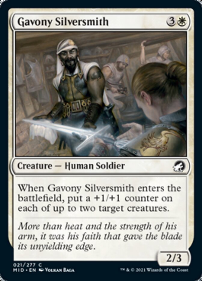 Gavony Silversmith [Innistrad: Midnight Hunt] | Card Merchant Takapuna