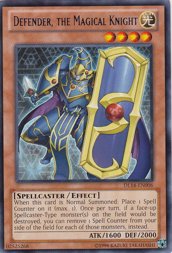 Defender, the Magical Knight (Blue) [DL14-EN006] Rare | Card Merchant Takapuna