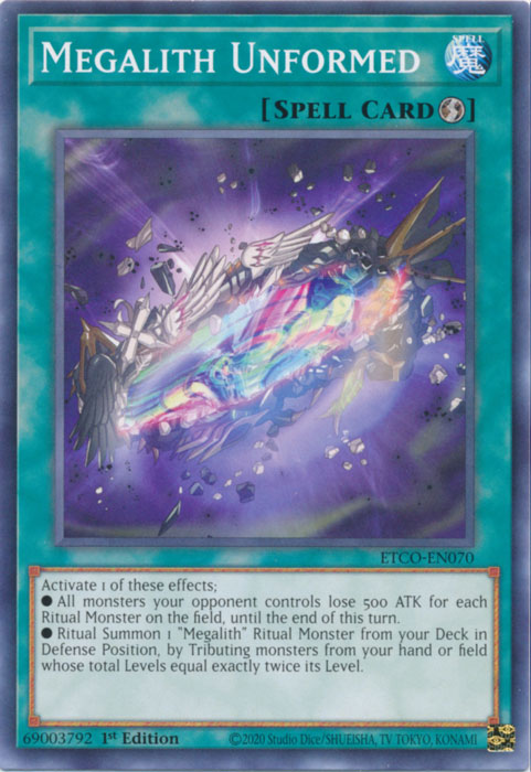 Megalith Unformed [ETCO-EN070] Common | Card Merchant Takapuna