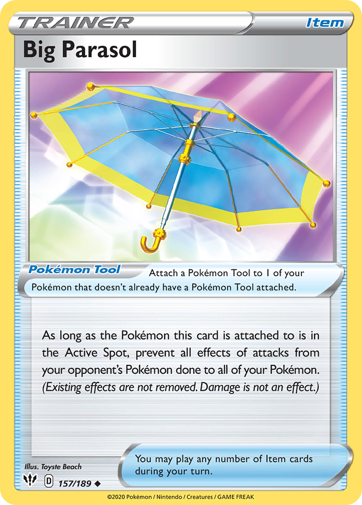 Big Parasol (157/189) [Sword & Shield: Darkness Ablaze] | Card Merchant Takapuna