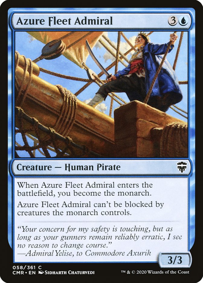 Azure Fleet Admiral [Commander Legends] | Card Merchant Takapuna