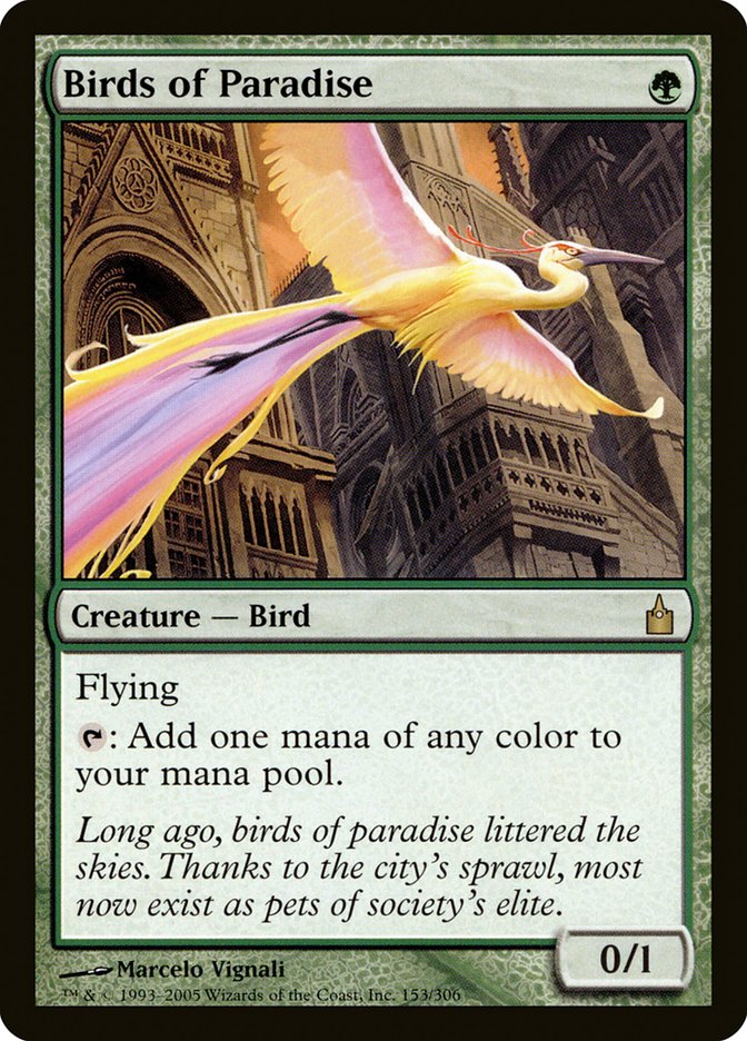 Birds of Paradise [Ravnica: City of Guilds] | Card Merchant Takapuna