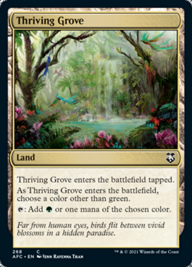 Thriving Grove [Dungeons & Dragons: Adventures in the Forgotten Realms Commander] | Card Merchant Takapuna