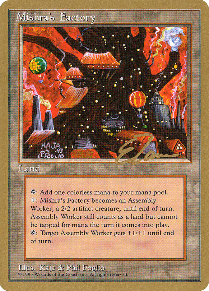 Mishra's Factory (Eric Tam) [Pro Tour Collector Set] | Card Merchant Takapuna