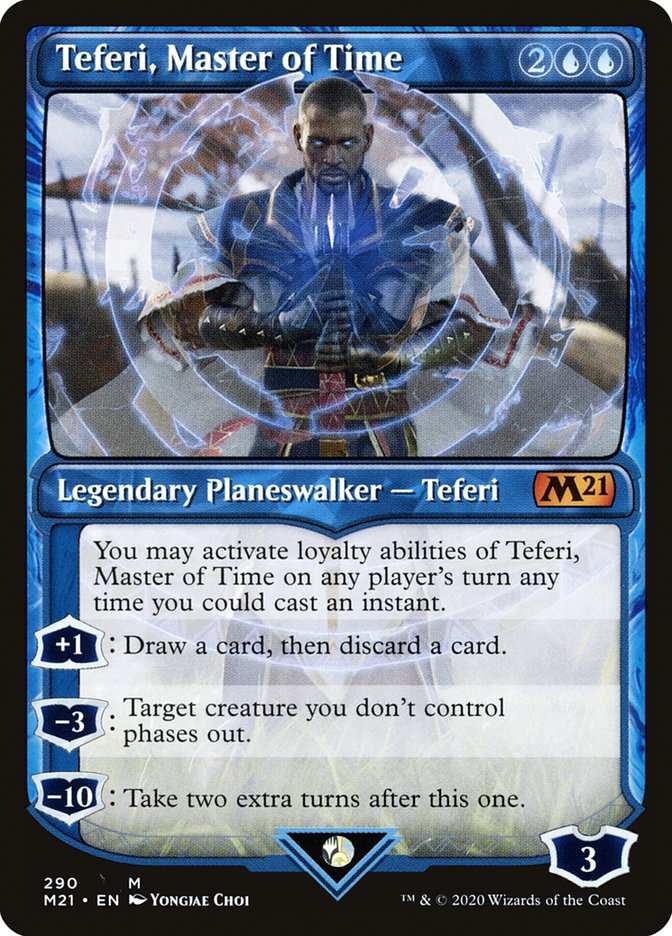 Teferi, Master of Time (Showcase) (290) [Core Set 2021] | Card Merchant Takapuna