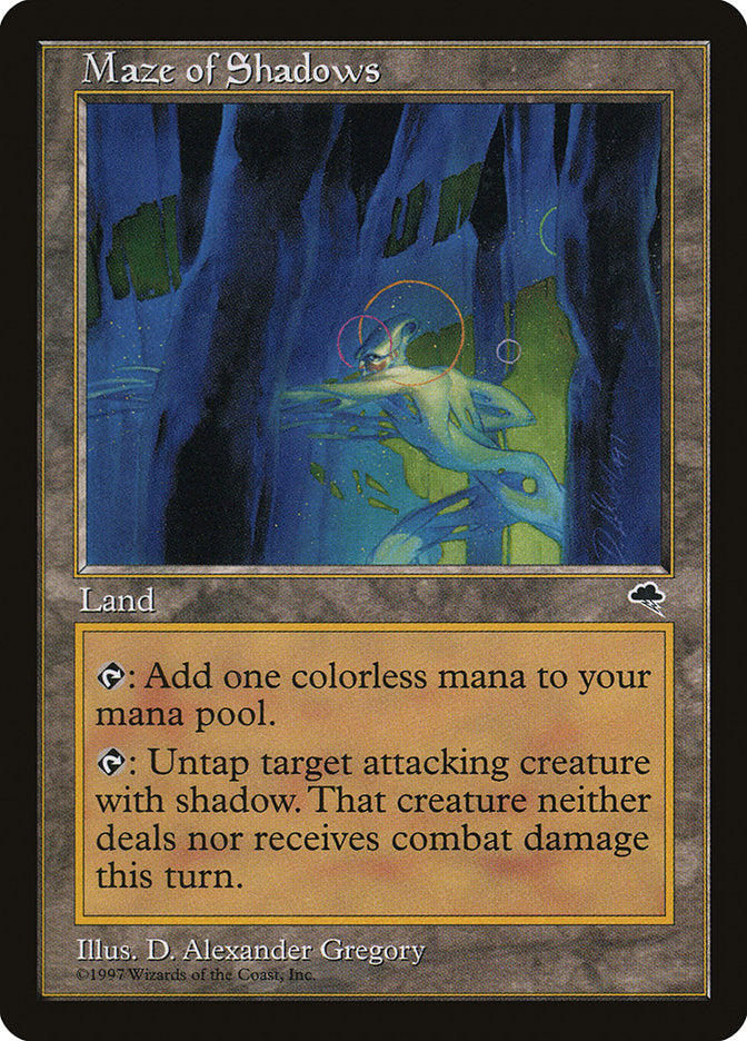 Maze of Shadows [Tempest] | Card Merchant Takapuna