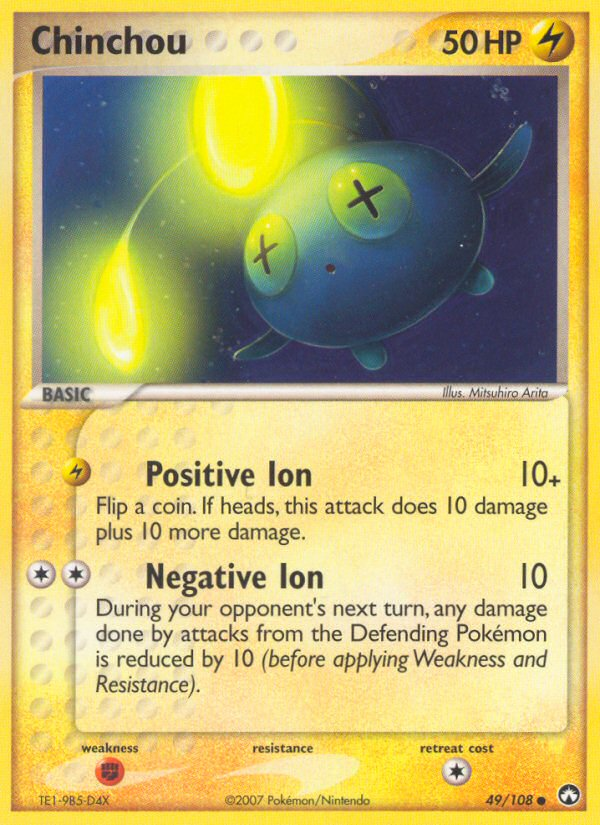 Chinchou (49/108) [EX: Power Keepers] | Card Merchant Takapuna