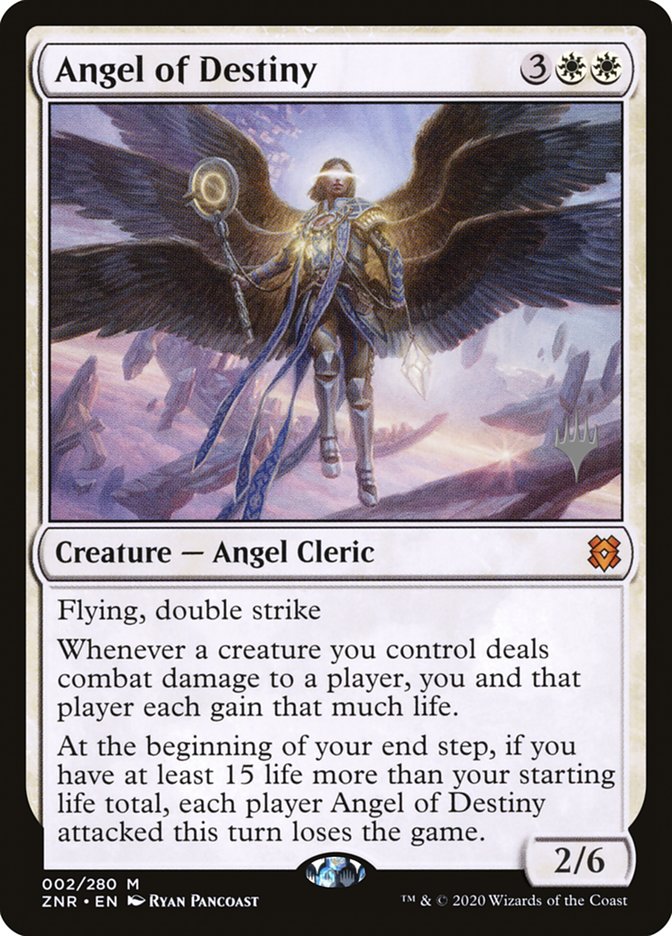 Angel of Destiny (Promo Pack) [Zendikar Rising Promos] | Card Merchant Takapuna