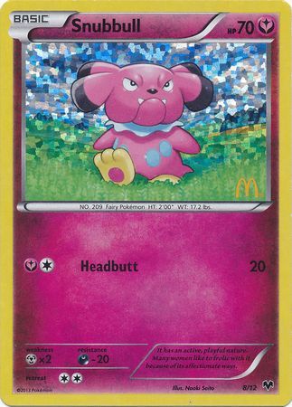 Snubbull (8/12) [McDonald's Promos: 2014 Collection] | Card Merchant Takapuna