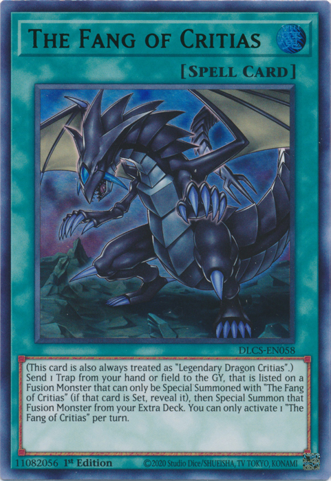 The Fang of Critias (Green) [DLCS-EN058] Ultra Rare | Card Merchant Takapuna